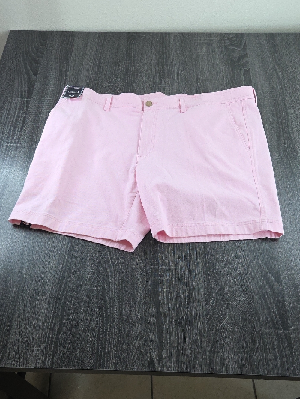 Roundtree & Yorke Light Pink Mens Shorts 42 Chino NWT Stretch
